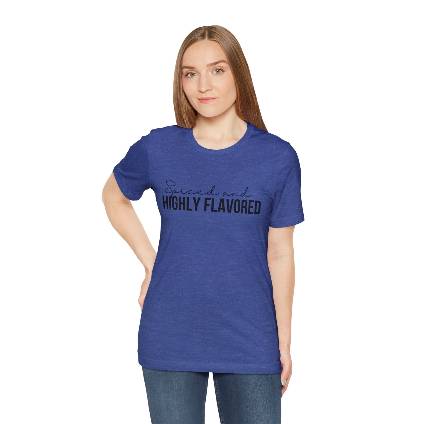 Spiced and Highly Flavored Soft Unisex Jersey Short Sleeve Tee