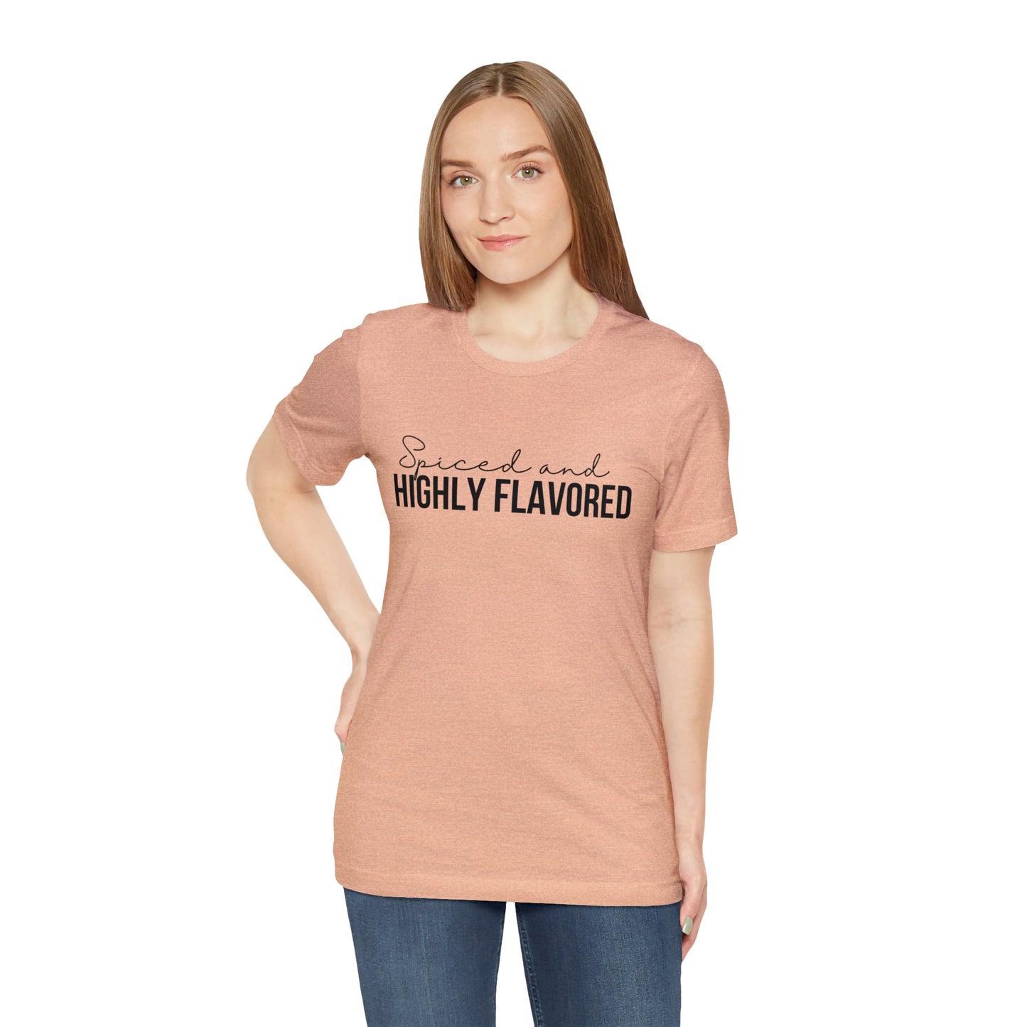 Spiced and Highly Flavored Soft Unisex Jersey Short Sleeve Tee