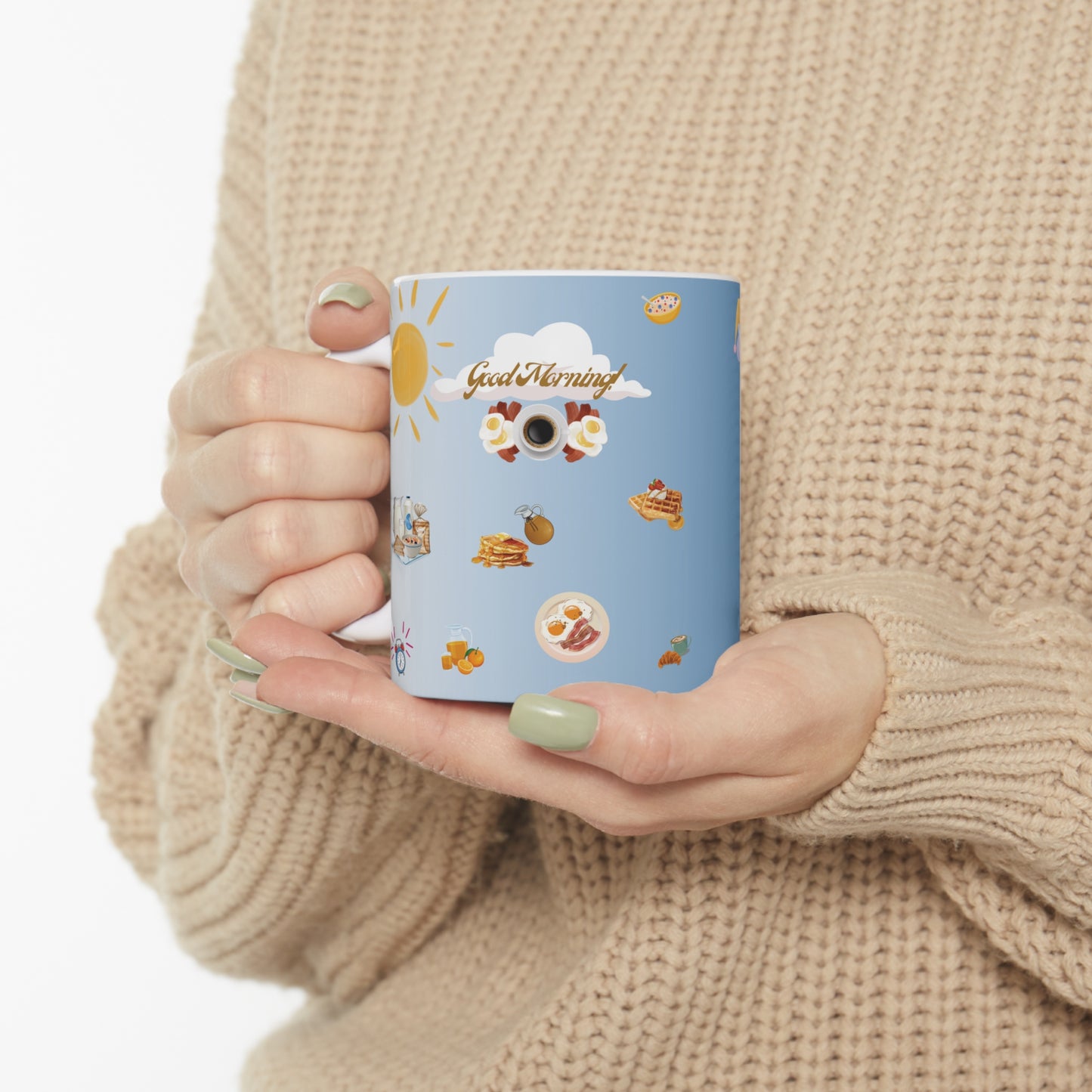 Good morning/Good evening Ceramic Mug 11oz