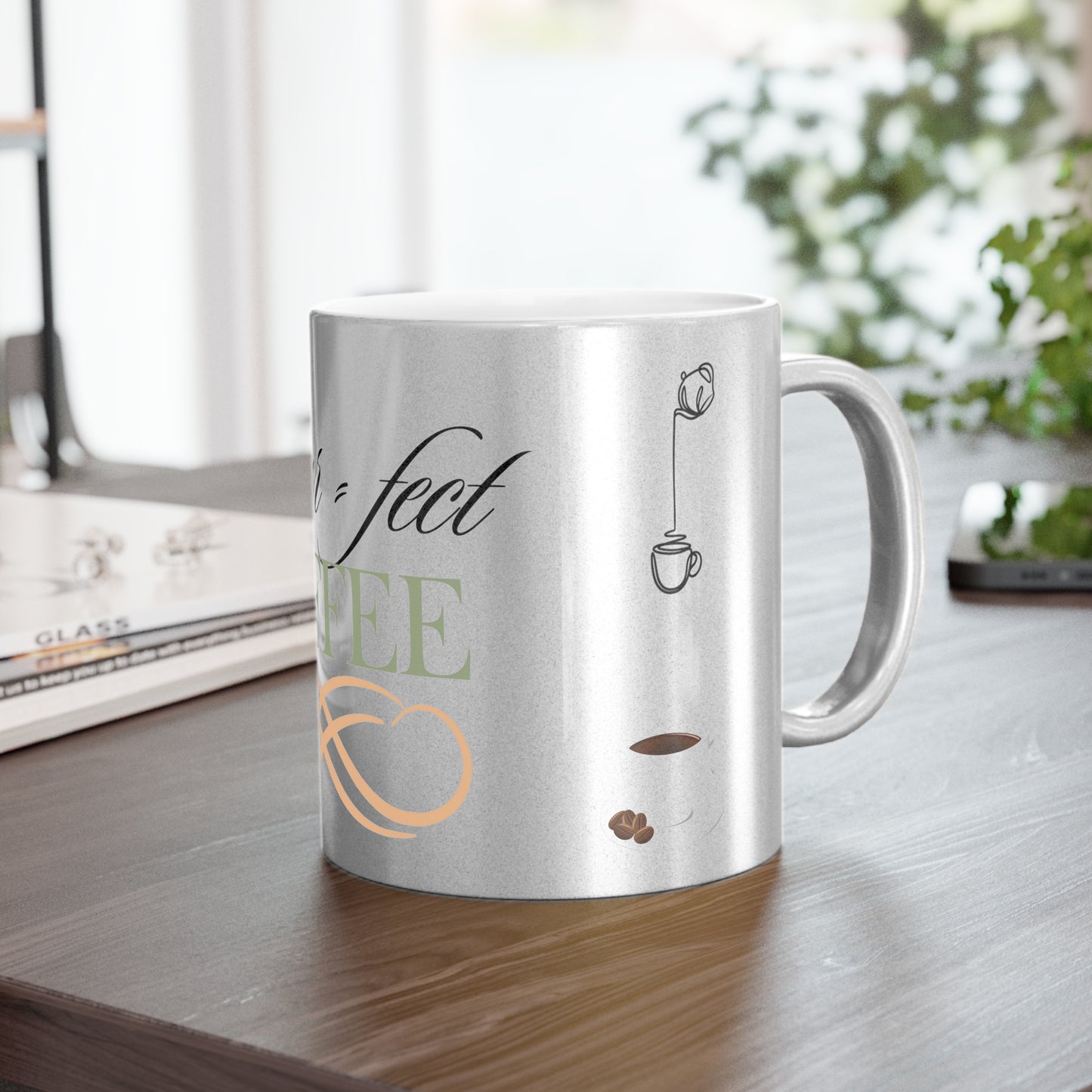 Pour-fect Metallic Mug (Silver\Gold)