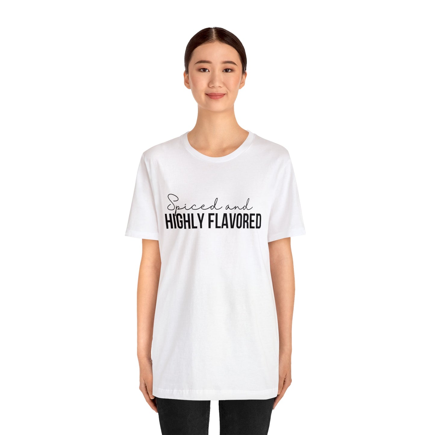 Spiced and Highly Flavored Soft Unisex Jersey Short Sleeve Tee