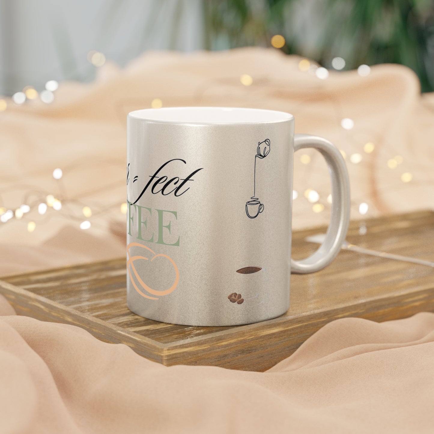 Pour-fect Metallic Mug (Silver\Gold)