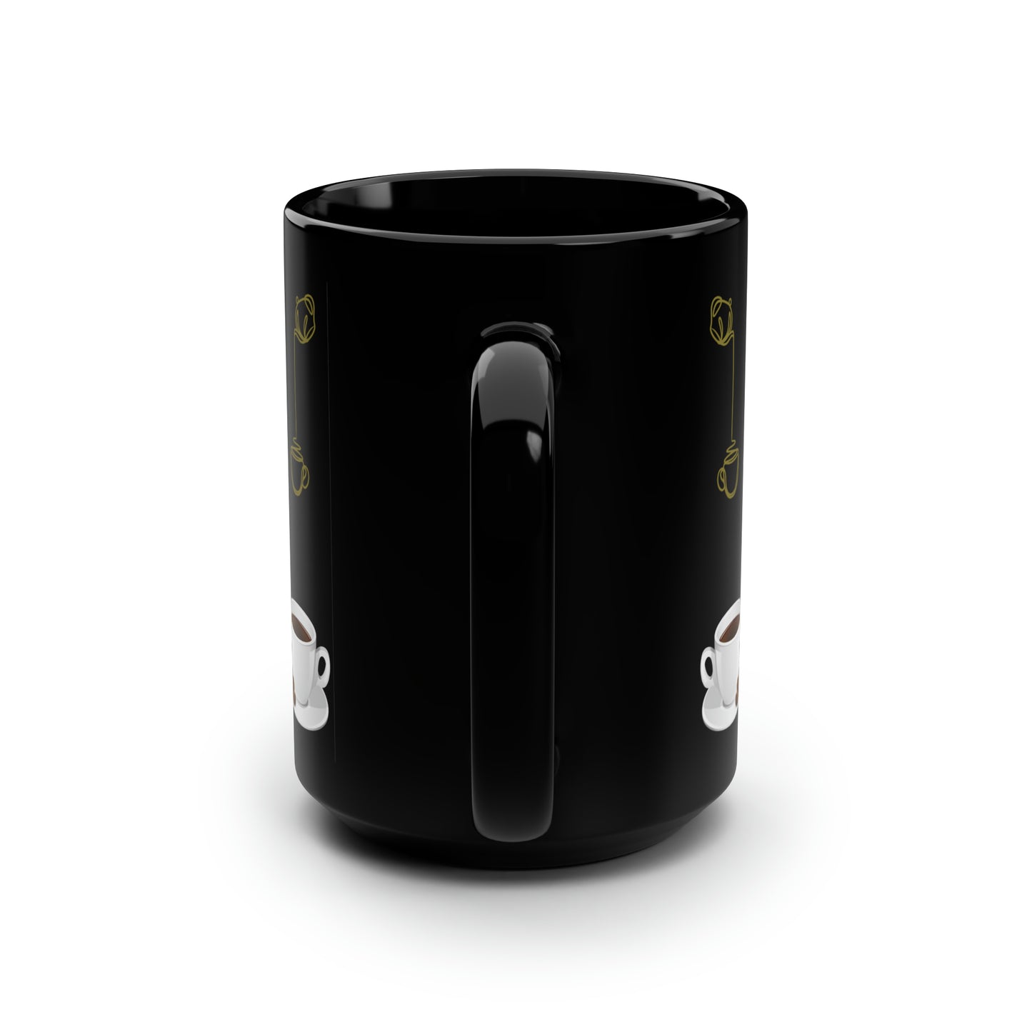 Pour-fect Coffee Black Mug, 15oz