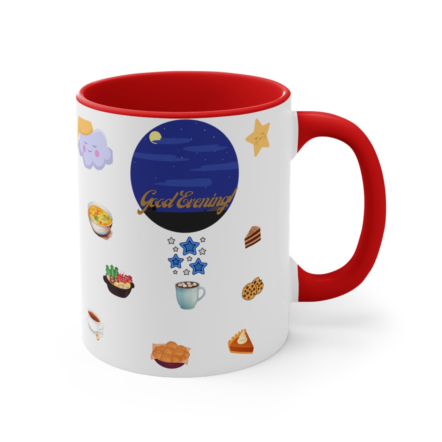 Day and Night Accent Coffee Mug, 11oz