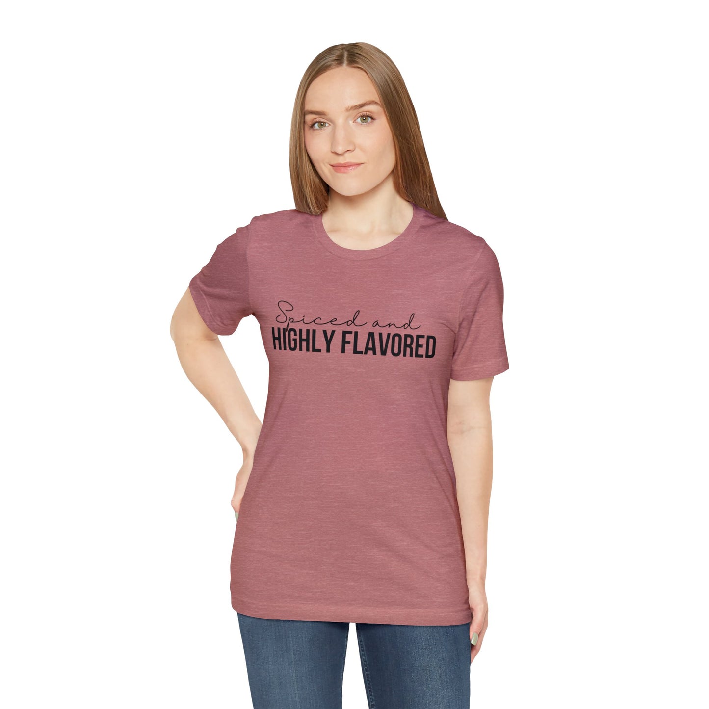 Spiced and Highly Flavored Soft Unisex Jersey Short Sleeve Tee