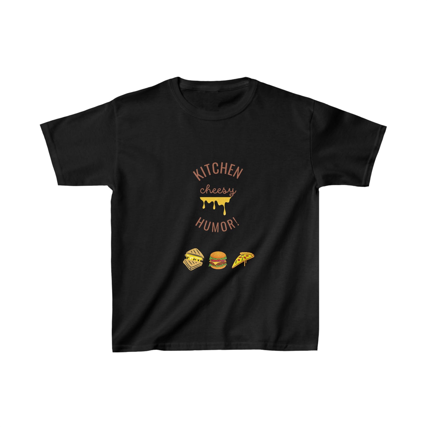 Kids Kitchen Cheesy Humor Heavy Cotton™ Tee.