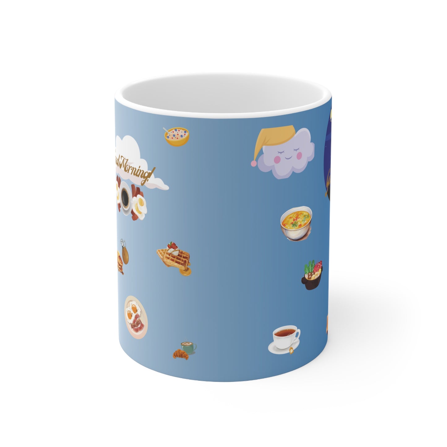 Good morning/Good evening Ceramic Mug 11oz