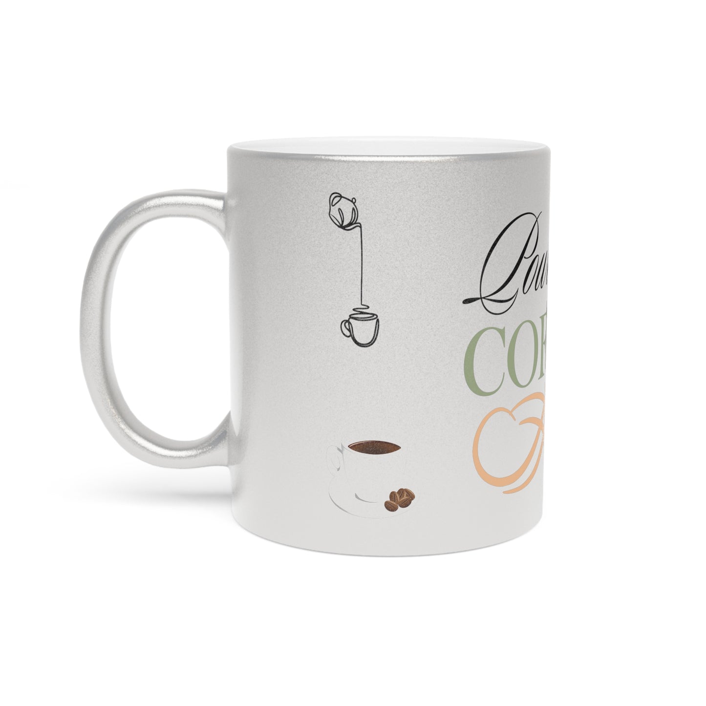 Pour-fect Metallic Mug (Silver\Gold)