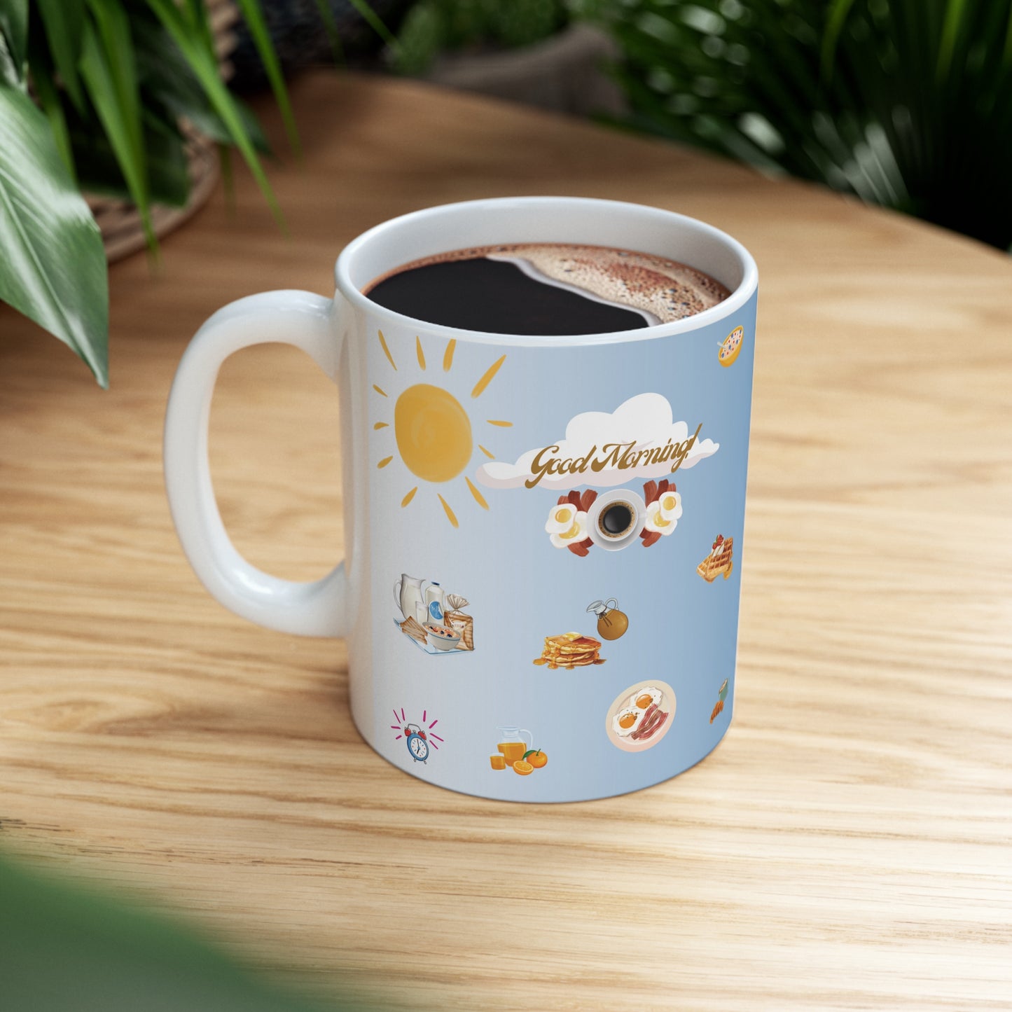 Good morning/Good evening Ceramic Mug 11oz