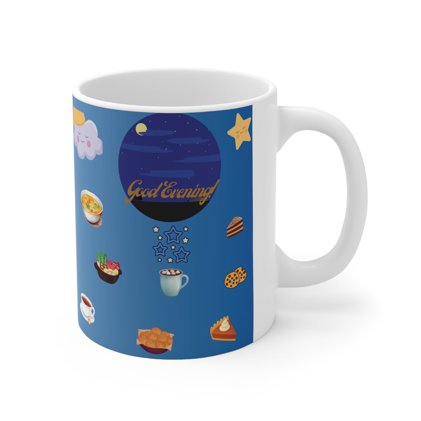 Good morning/Good evening Ceramic Mug 11oz