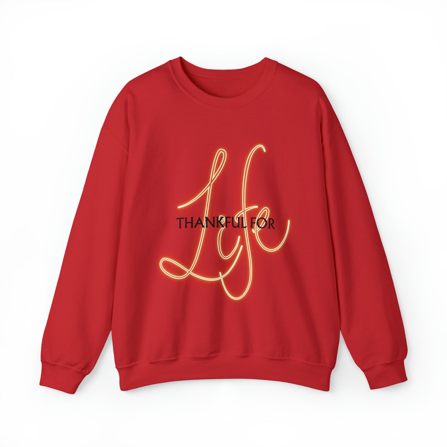 Thankful for Life Unisex Crewneck Sweatshirt